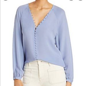 NWT Joie Shariana long sleeve silk blouse, size S